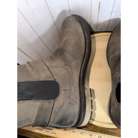 J&M Johnston & Murphy Brown Leather Buckle Side Chelsea Ankle Boots Size 9.5 main image 7